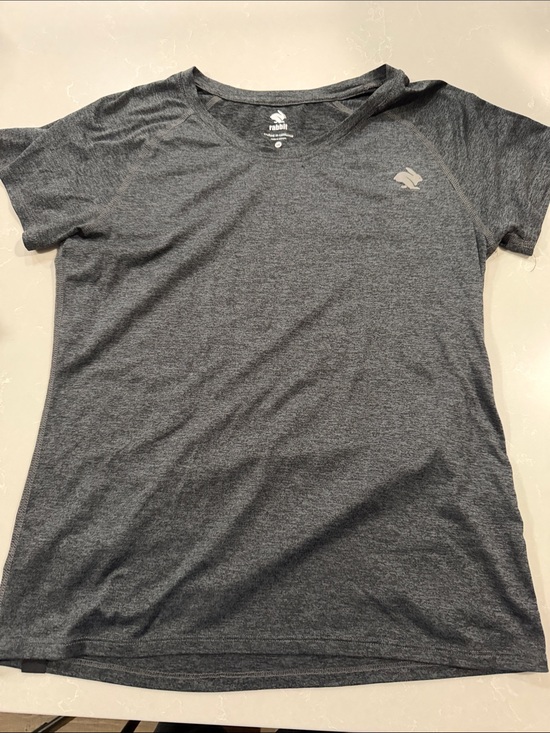 Rabbit Tops - Women's Dark Gray Performance V-Neck Tee - Rabbit